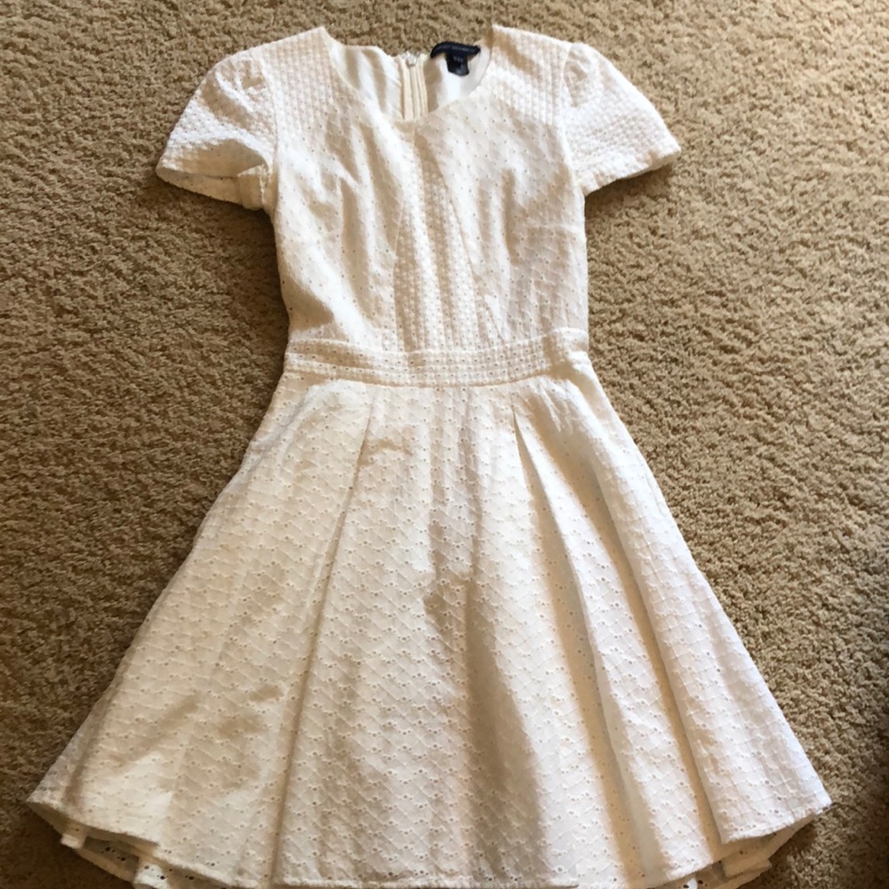 French connection eyelet dress